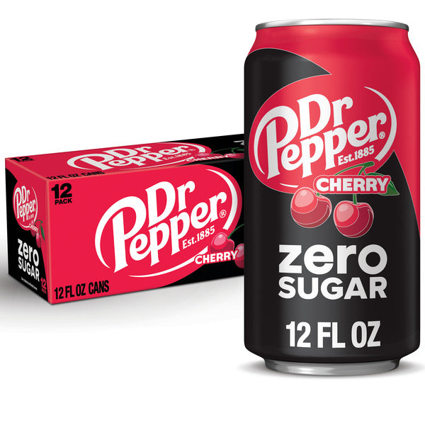Dr Pepper Zero Sugar Cherry Soda