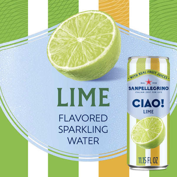 San Pellegrino Ciao Lime Sparkling Water
