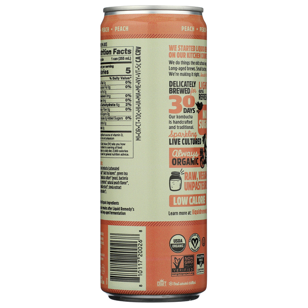 Liquid Remedy Kombucha Peach