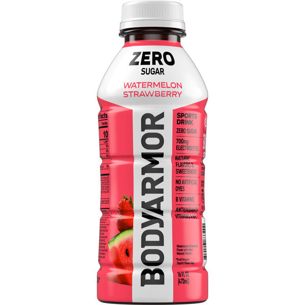 BODYARMOR Zero Sugar Watermelon Strawberry Sports Drink Bottle