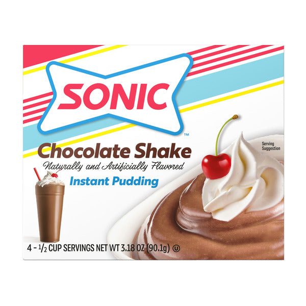 SONIC Chocolate Shake Instant Pudding