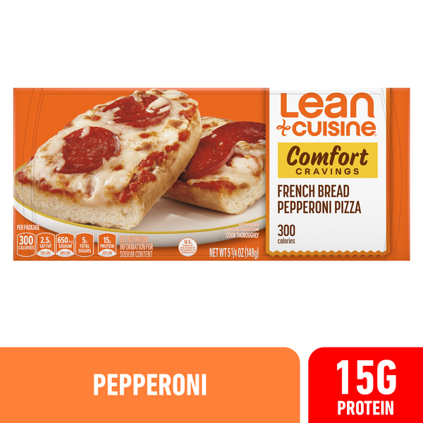 Lean Cuisine French Bread Pepperoni Frozen Pizza