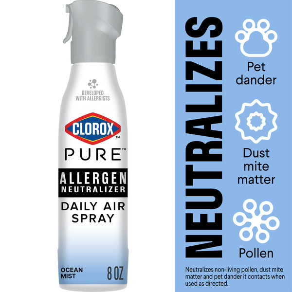 Clorox PURE Allergen Neutralizer Daily Air Spray, Ocean Mist