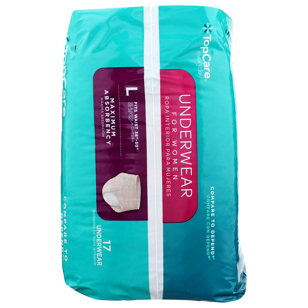 TopCare Tc Wmn Prtect Underware Lg