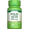 Nature's Truth Folic Acid Tablets