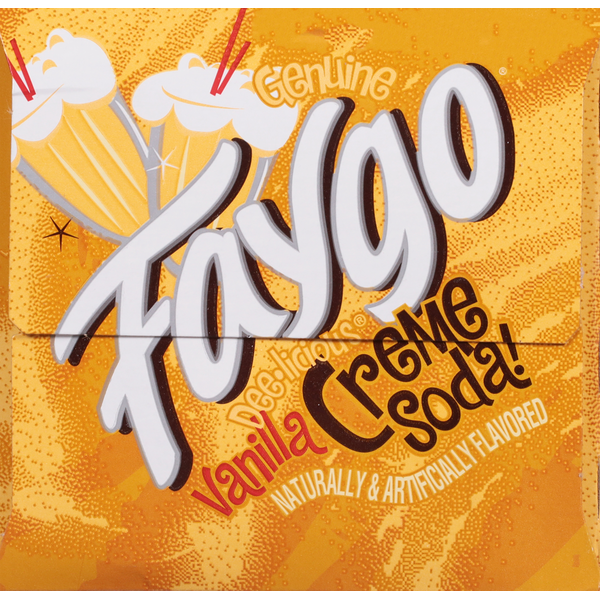 Faygo Soda, Vanilla Creme, 8 Pack