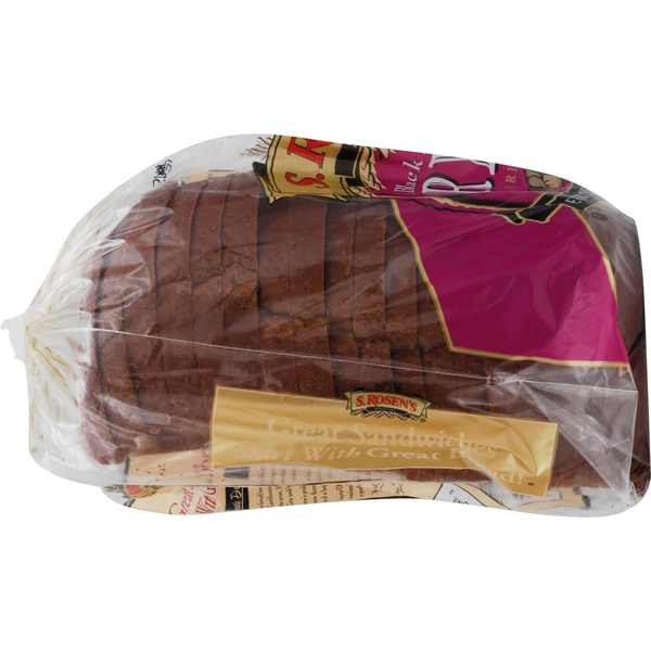 S. Rosen's Bread, Black Bavarian, Rye, Restaurant Size