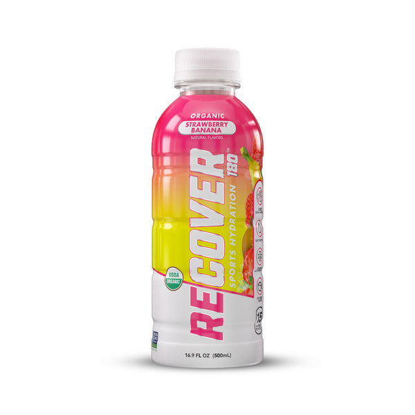RECOVER 180° Hydration Drink, Organic, Strawberry Banana