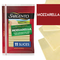 Sargento Natural Mozzarella Sliced Cheese, 11 Slices