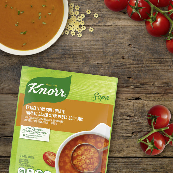 Knorr Sopa/Pasta Soup Mix Tomato Based Star Pasta
