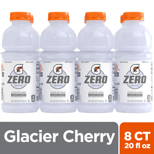 Gatorade Zero, Glacier Cherry - Pack