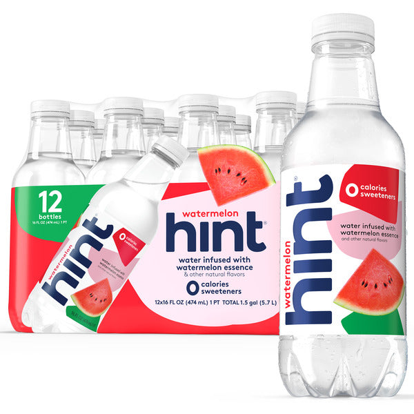 hint Fruit Infused Bottled Water, Watermelon