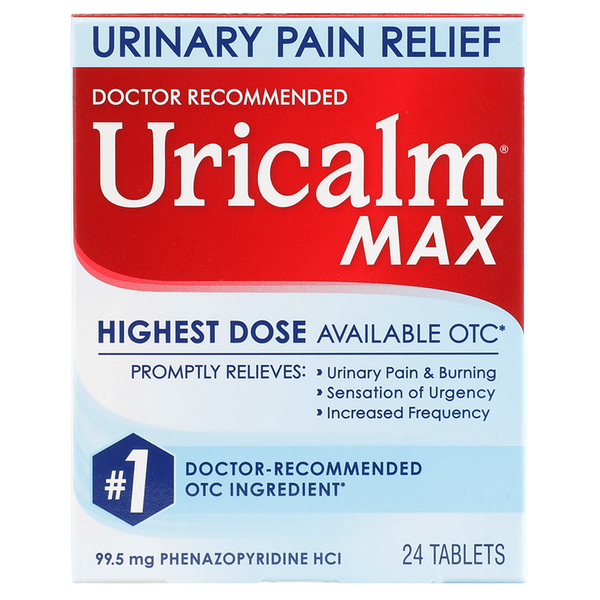 URICALM Max, Maximum Strength Urinary Pain Relief Tablets
