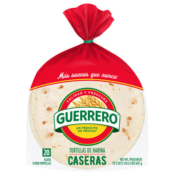 Guerrero Harina Caseras Fajita Flour Tortillas