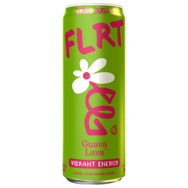 Flrt Zero Sugar Guava Lava Energy Drink