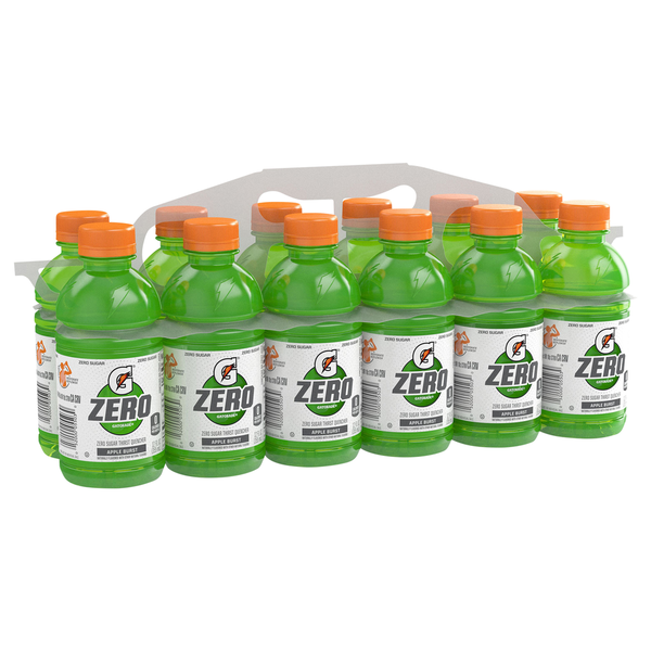 Gatorade Thirst Quencher, Zero Sugar, Apple Burst, 12-Pack