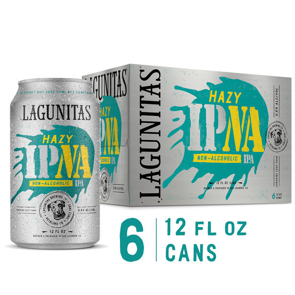 Lagunitas Hazy IPNA, 6 Pack, 12 fl. oz. Cans