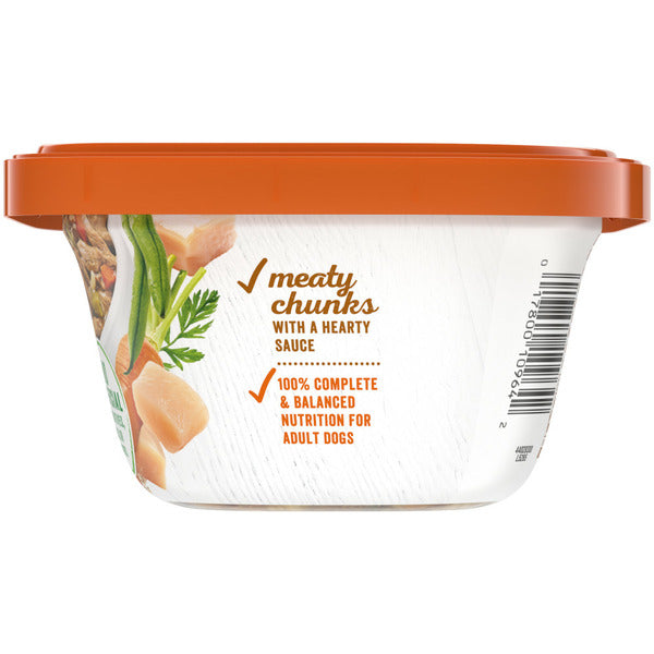 Purina Beneful High Protein Wet Dog Food With Gravy, Prepared Meals Simmered Chicken Medley