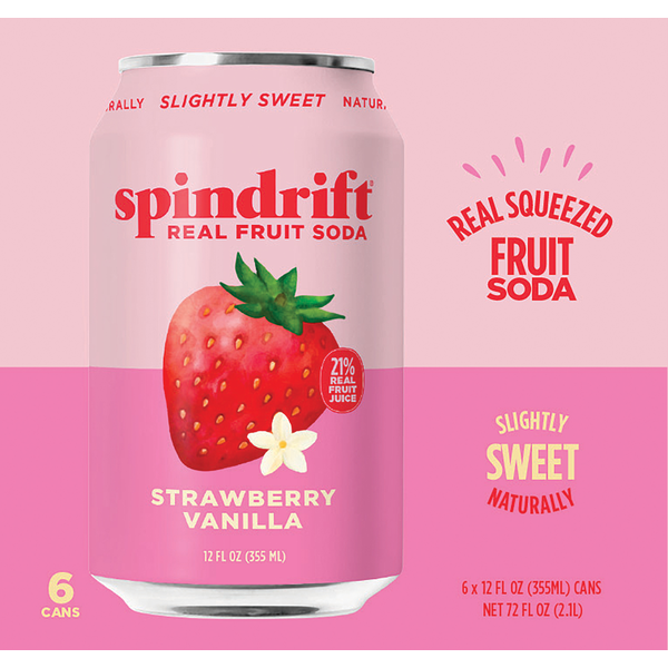 Spindrift Strawberry Vanilla Soda