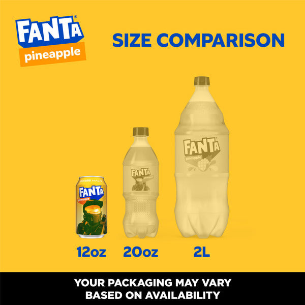 Fanta Pineapple Soda Fridge Pack Cans
