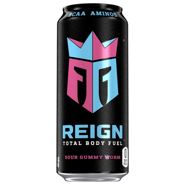 REIGN Sour Gummy Worm Energy Drink