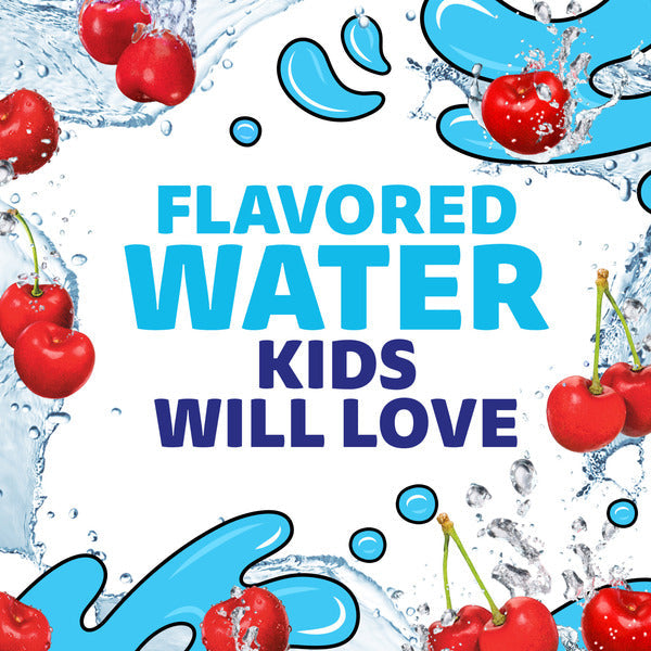 Capri Sun Roarin' Waters Wild Cherry Naturally Flavored Kids Water Beverage Drink Pouches