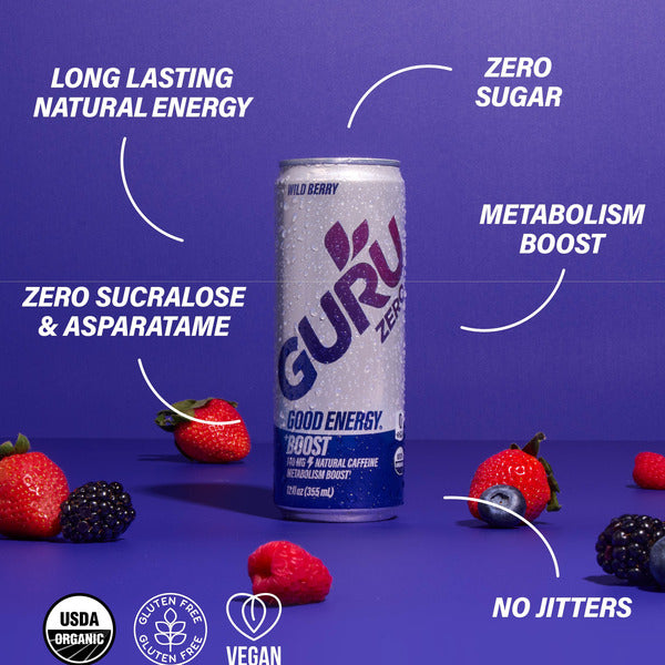 GURU Zero Sugar Wild Berry