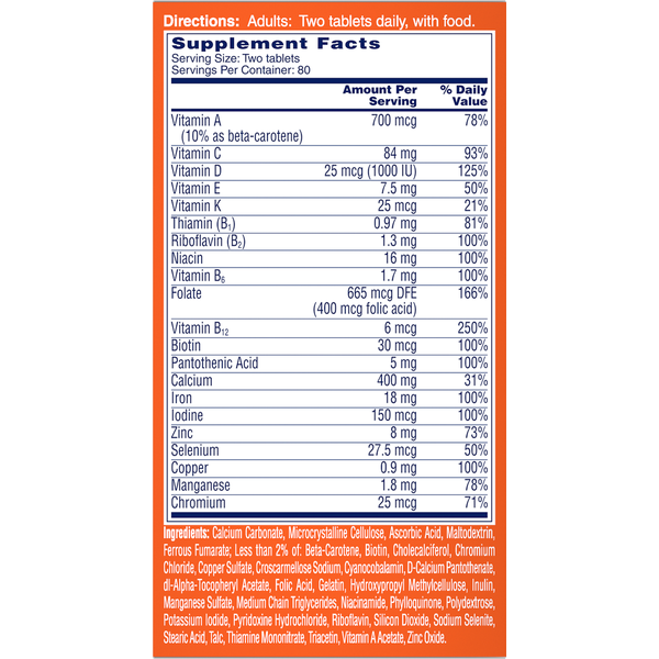 One A Day Complete Multivitamin, Women's, Petites, Tablets