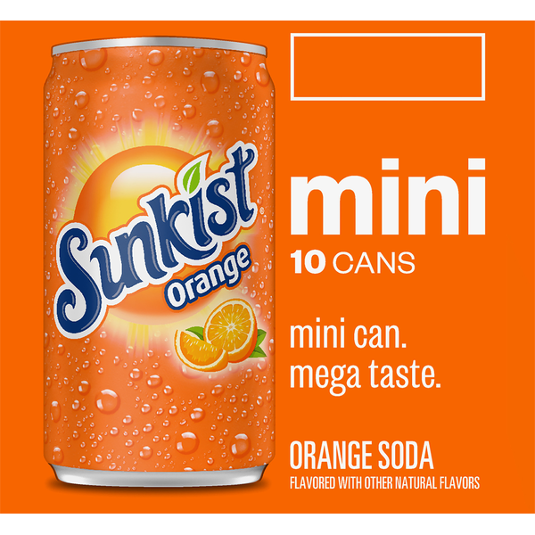 Sunkist Soda, Orange, Mini