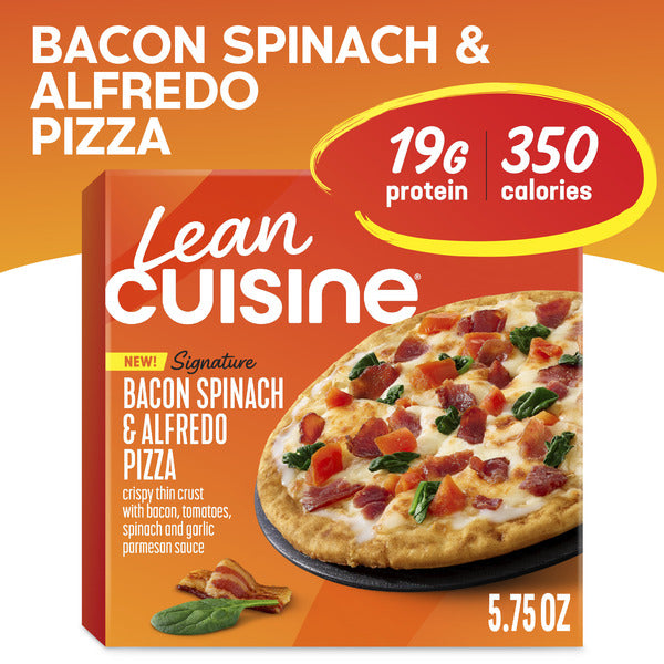 Lean Cuisine Bacon Spinach & Alfredo Pizza