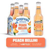 Seagram's Escapes Peach Bellini️