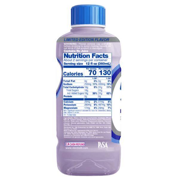 Electrolit Berry Bliss, Electrolyte Beverage, Premium Hydration