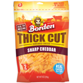 Borden Thick Cut Shredded Cheese, Sharp Cheddar
