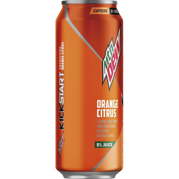 Mountain Dew Kickstart Orange Citrus Energizing Juice Drink