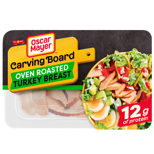 Oscar Mayer Carving Board Oven Roasted Turkey Breast Sliced Deli Sandwich Lunch Meat