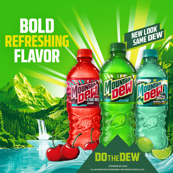 Mountain Dew Zero Sugar Soda Pop