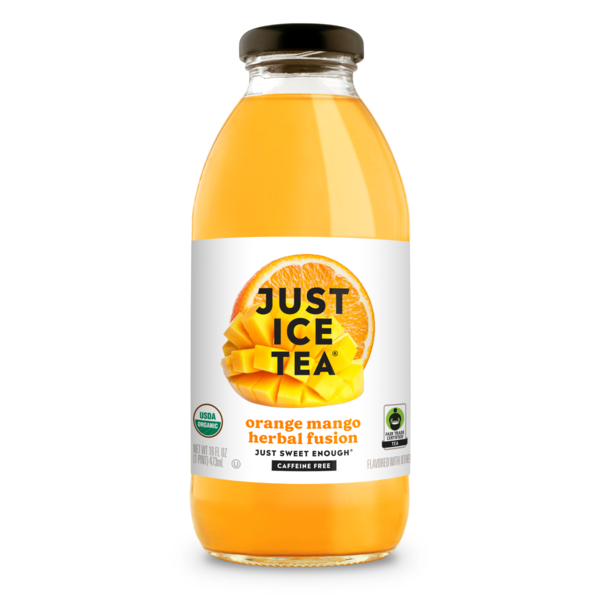Eat the Change Just Ice Tea Orange Mango Herbal Fusion Ice Tea
