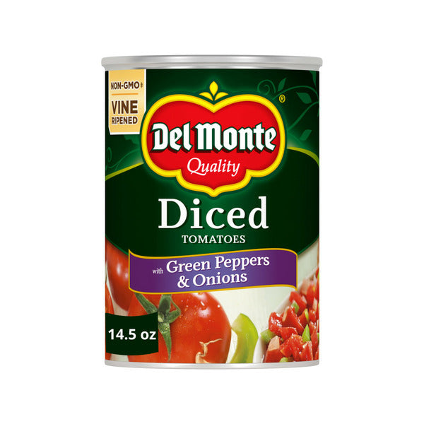 Del Monte Diced Tomatoes with Green Peppers & Onions