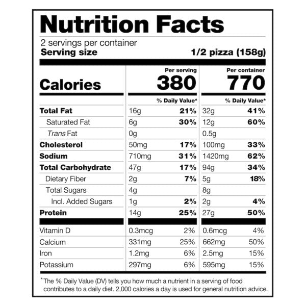 Caulipower White, Cauliflower Crust Frozen Pizza