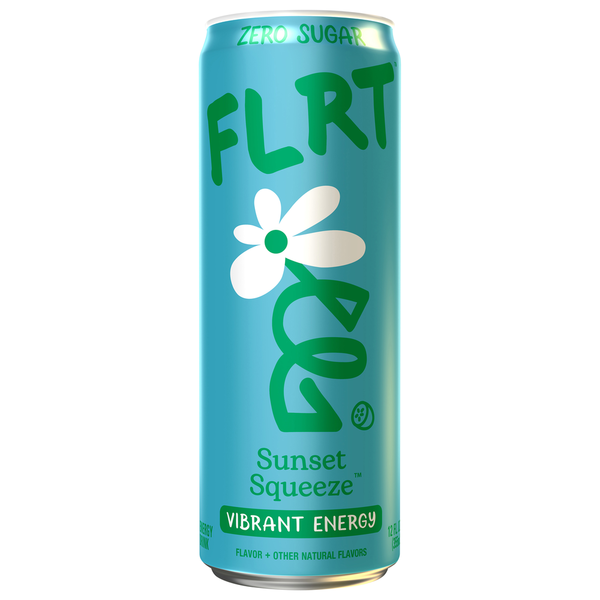 Flrt Zero Sugar Sunset Squeeze Energy Drink
