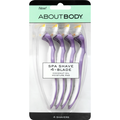 About Body Spa Shave, 4-Blade