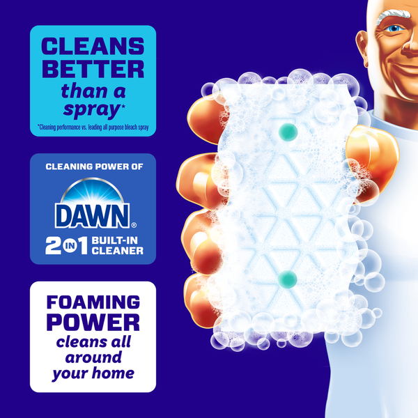 Mr. Clean Magic Eraser Sponge, All Purpose Cleaner, Ultra Foamy