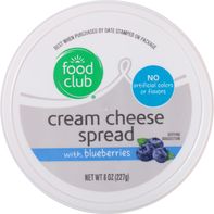 Food Club Cream Cheese Spread With Blueberries️