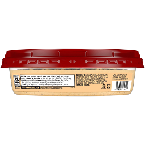 Sabra Lemon Twist Hummus