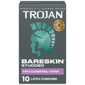 Trojan Studded BareSkin Premium Lubricant Latex Condoms