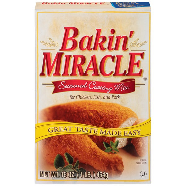 Bakin' Miracle Seasoned for Chicken Fish & Pork Coating Mix