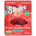 Stryve Thinly Sliced Steak Spicy Pepper Air-Dried Beef