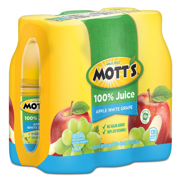 Mott's 100% Apple White Grape Juice