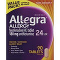 Allegra Allergy Relief, 180 mg, Tablets, Value Pac...
️