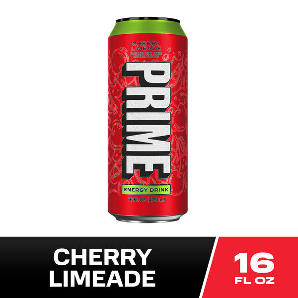 PRIME Energy Drink - US - Cherry Limeade 16fl oz Can